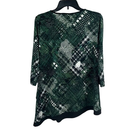 Valerie Steven Women Crew Neck Pullover 3/4 Sleeve Blouses Top Size S - Picture 2 of 6